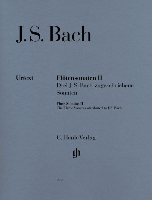 J.S. - Flute Sonatas Volume Ii (3 Sonatas Ascribed To J. S. - With Violoncello P)