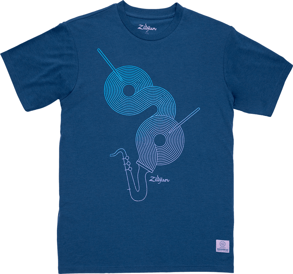T-shirt Maat S Logo « Jazz » - Zat0071-Le