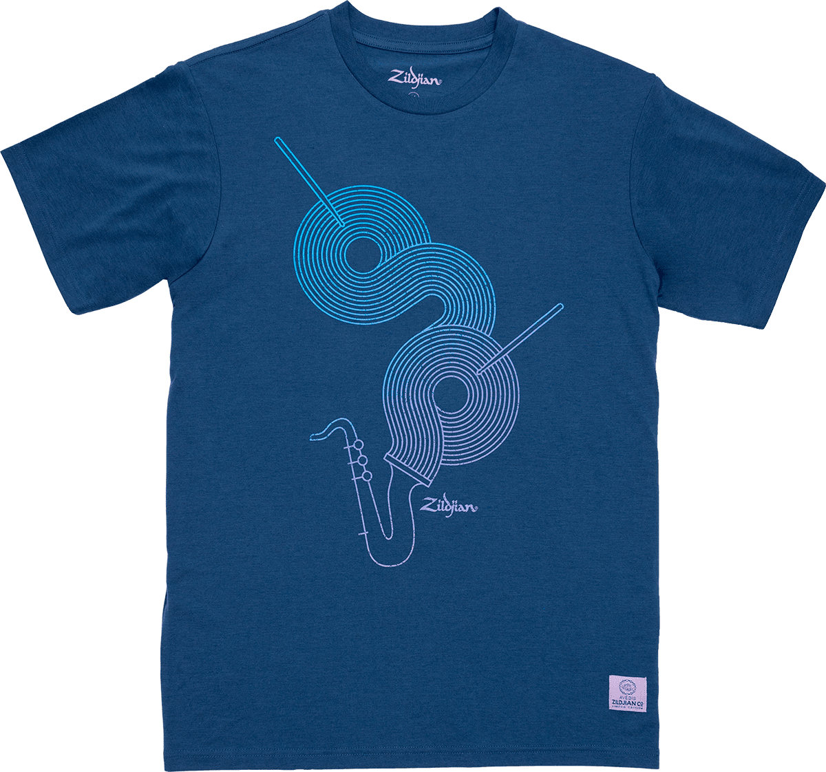 T-Shirt Taille S Logo « Jazz » - Zat0071-Le