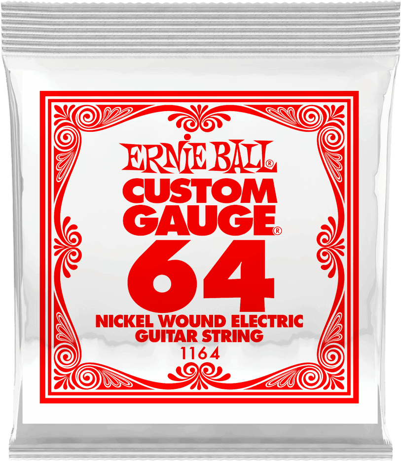.064 NICKEL WOUND ELECTRIC GUITAR STRINGS