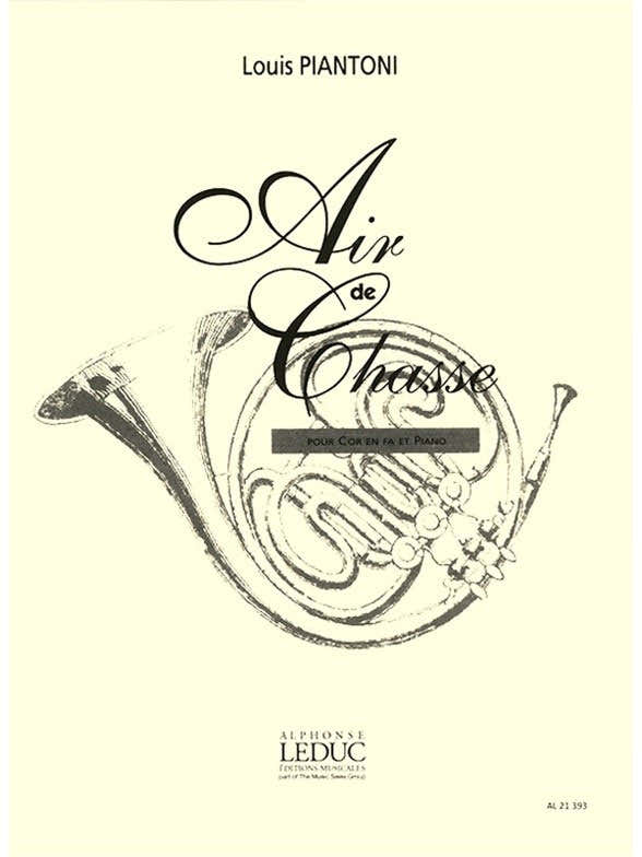 Air De Chasse Cor Et Piano