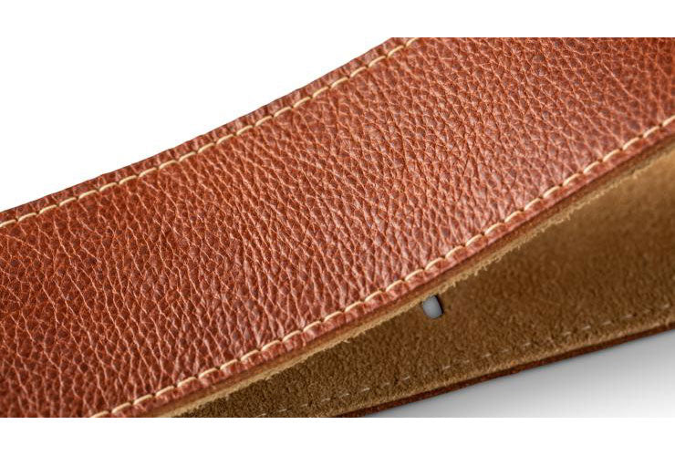 4100-25 Strap Medium Brown Leather Suede Back 2.5"