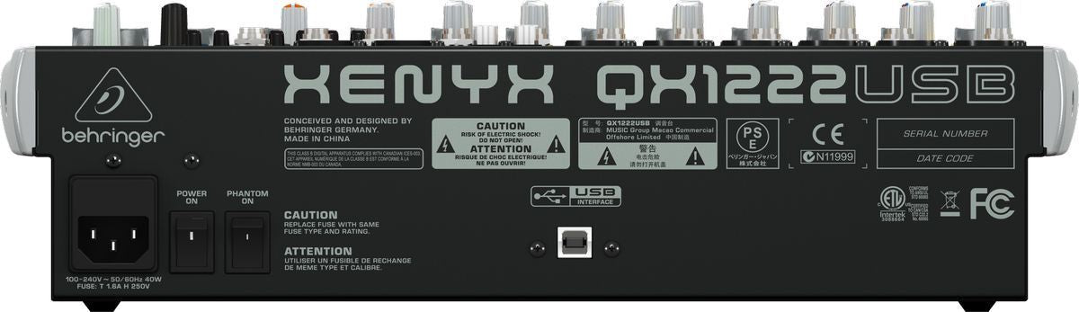 Xenyx QX1222USB