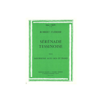 Clerisse - Sérénade Tessinoise - Saxophone et Piano