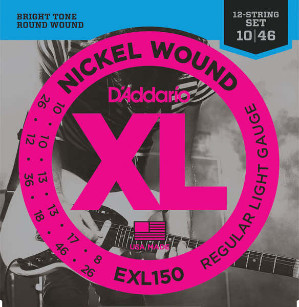 EXL150 Nickel Wound Regular Light 12C 10-46