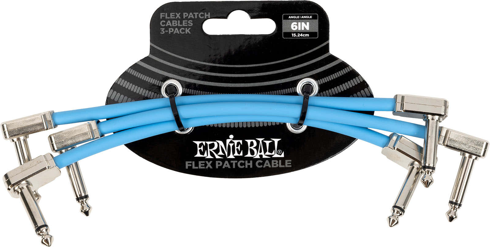 Cable Patch Flex 15CM - Pack 3 Bleu