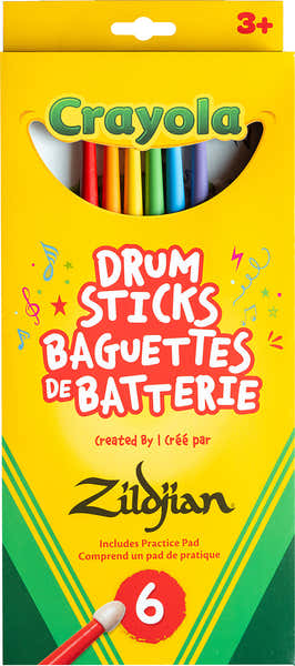 ZKIDS Baguettes Pack Crayola 6 baguettes + pad