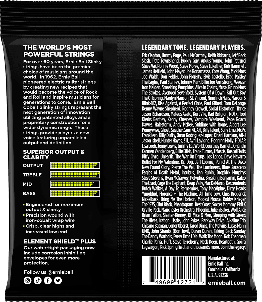 2721 Slinky Cobalt Regular Slinky 10-46