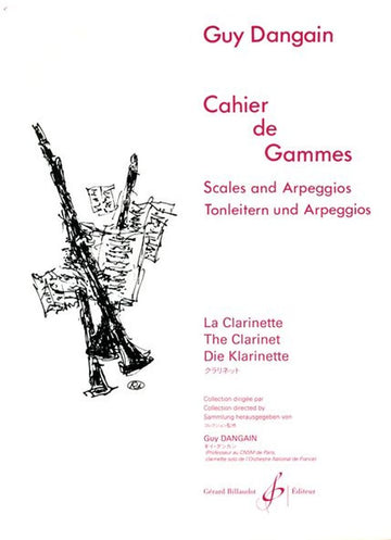 Cahier De Gammes Clarinette - Dangain
