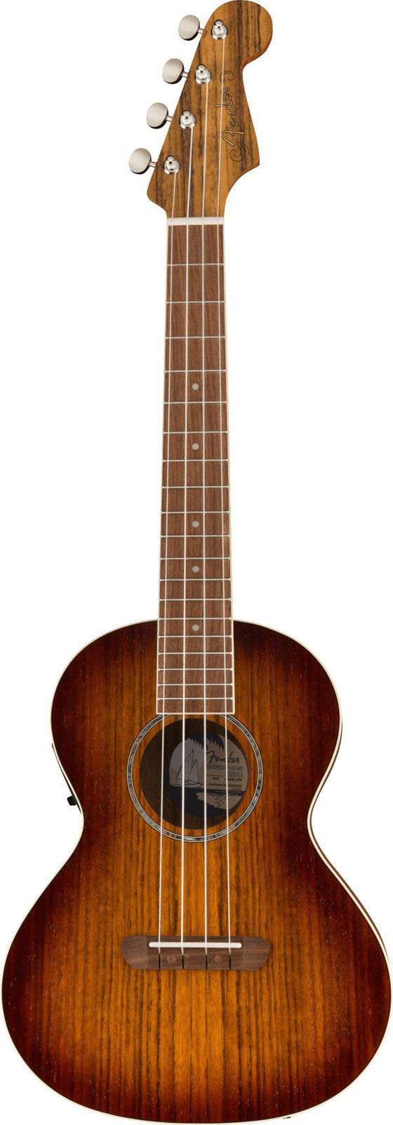 Tenorukulele Rincon WN Verouderde Cognac-afwerking