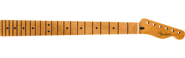 Satin Roasted Maple Fat Tele Neck, 22 Medium Jumbo , 9.5, Maple, U Shape