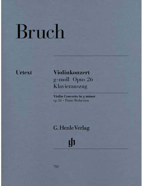 Bruch - Concerto Pour Violon Sol Mineur Op. 26 - Violon et Orchestre