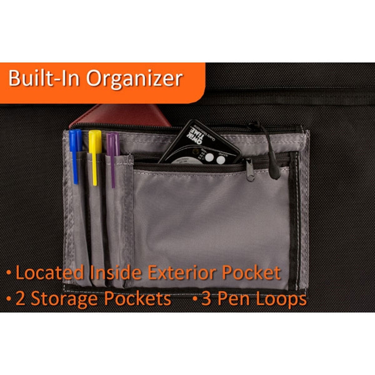 Etui Slimline voor Fluit en Piccolo - Zwart