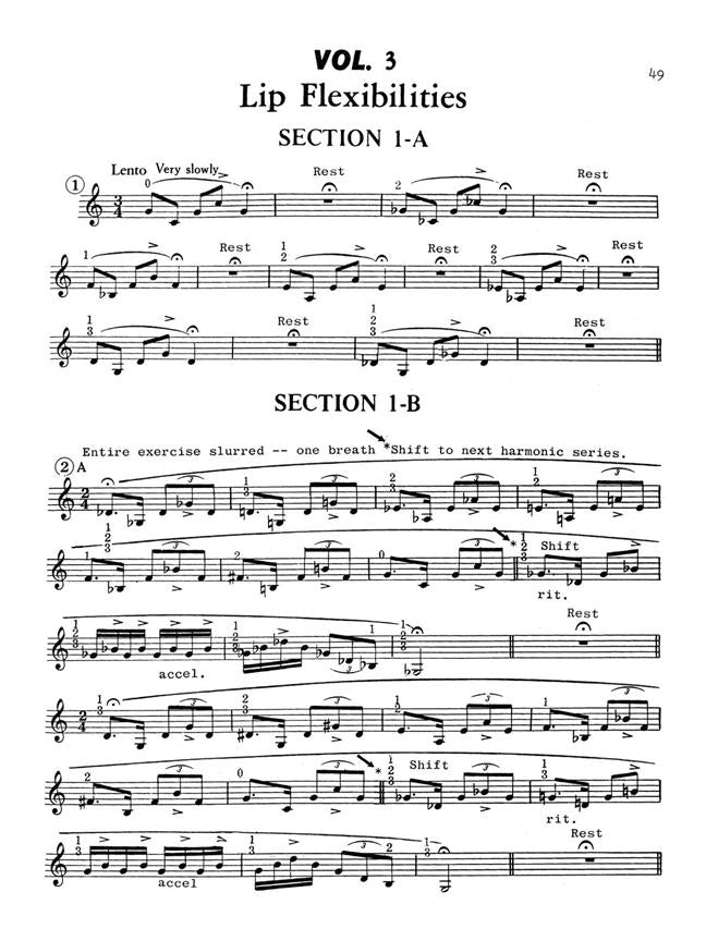 Advanced Lip Flexibilities For Trumpet - Colin