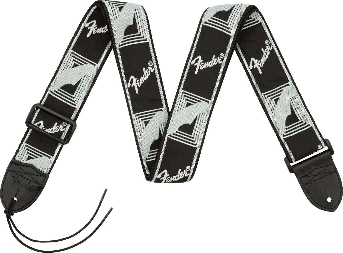 2" MONOGRAMMED STRAP BLACK/LIGHT GREY/DARK GREY