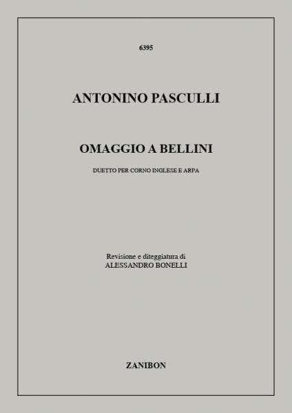 PASCULLI A. - OMAGGIO A BELLINI - HAUTBOIS