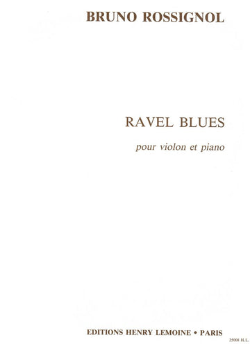 Rossignol - Ravel Blues - Violon et Piano