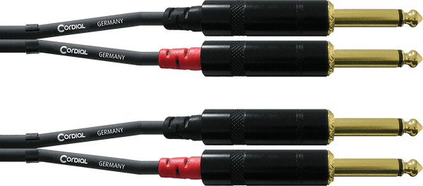 Câble Audio Double Jack Mono 3 M