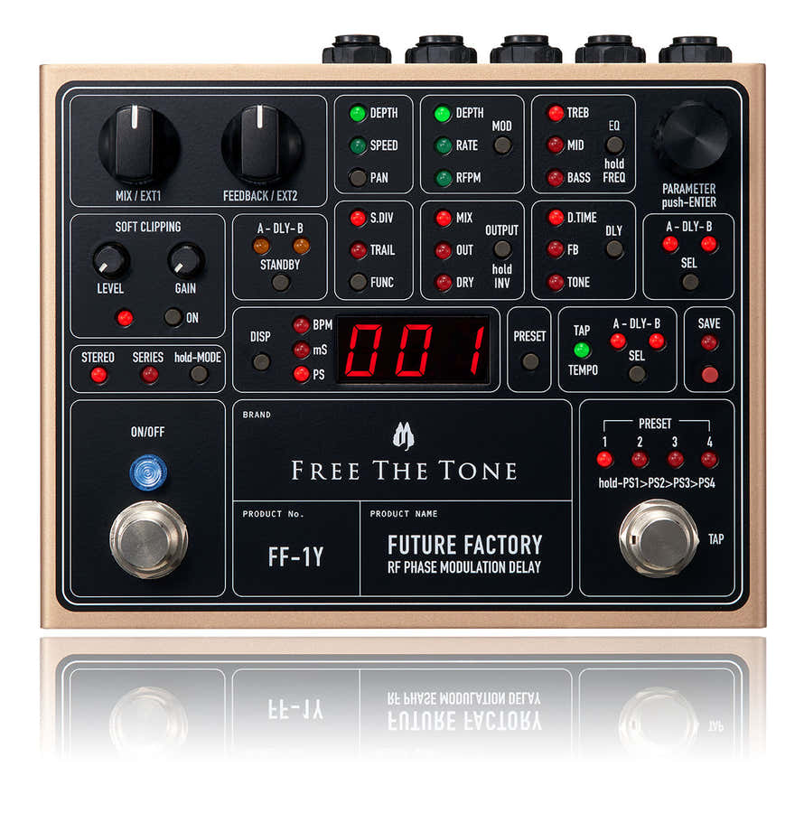 Stereo digitale gemoduleerde delay