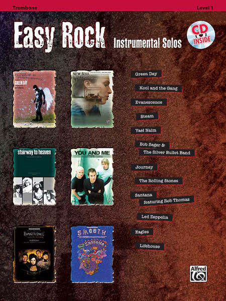 Eenvoudige instrumentale rockstukken + CD – Trombone solo