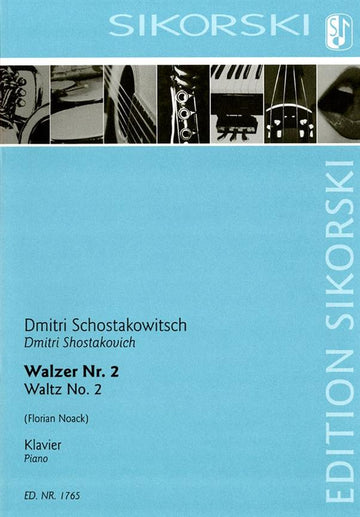 Schostakovitch Dimitri - Valse N°2 - PIANO (arr. Florian Noack)