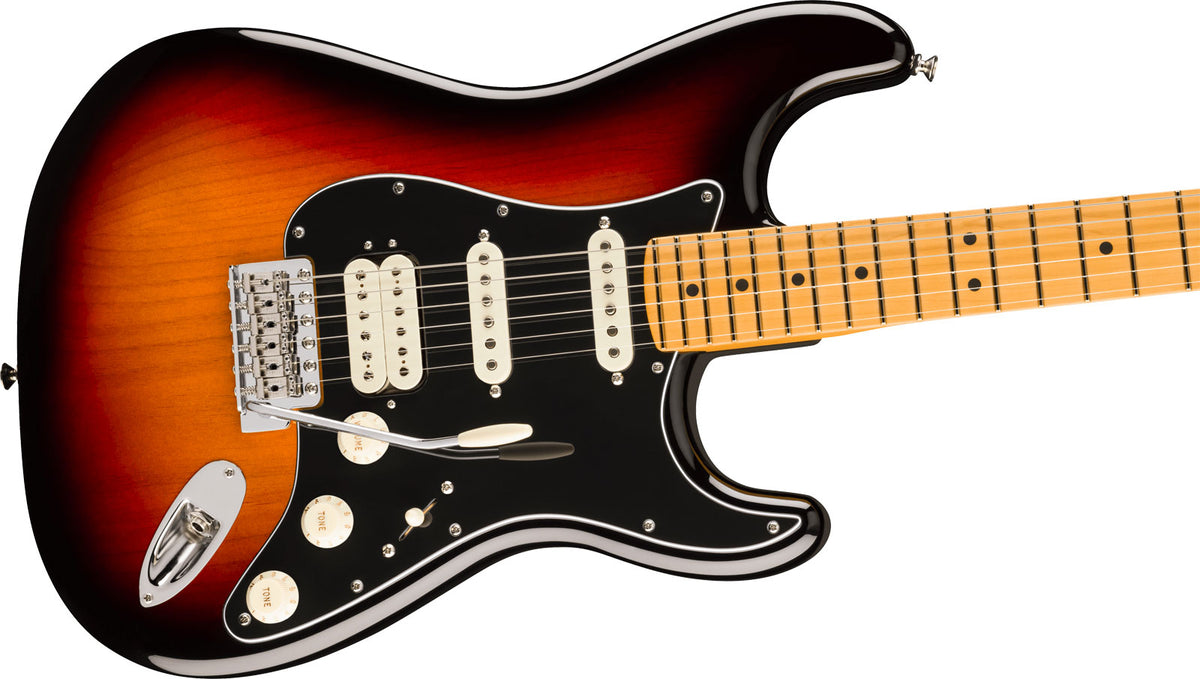 American Professional Classic Stratocaster HSS MN 3-kleuren-sunburst