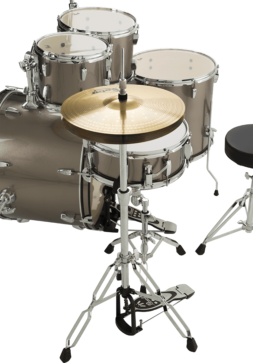 ROADSHOW STAGE 22 BRONZE METALLIC + SOLAR CYMBALS