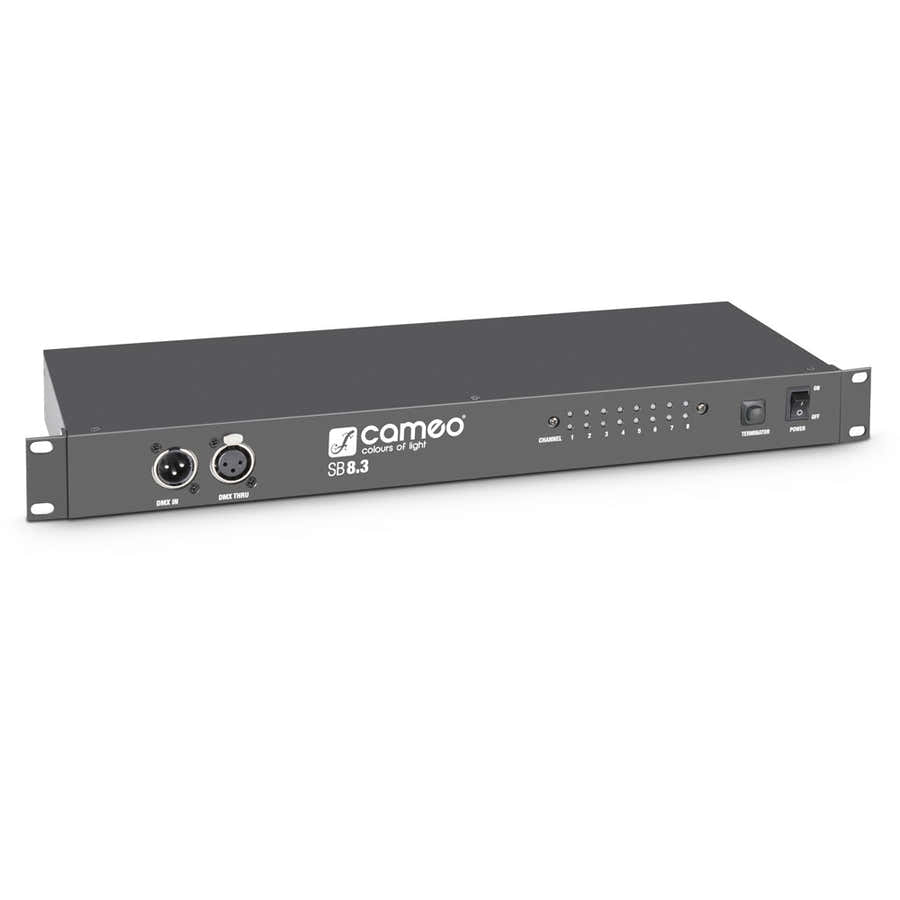 SB8.3 - Splitter - Booster DMX 8 Canaux (XLR 3 Points)