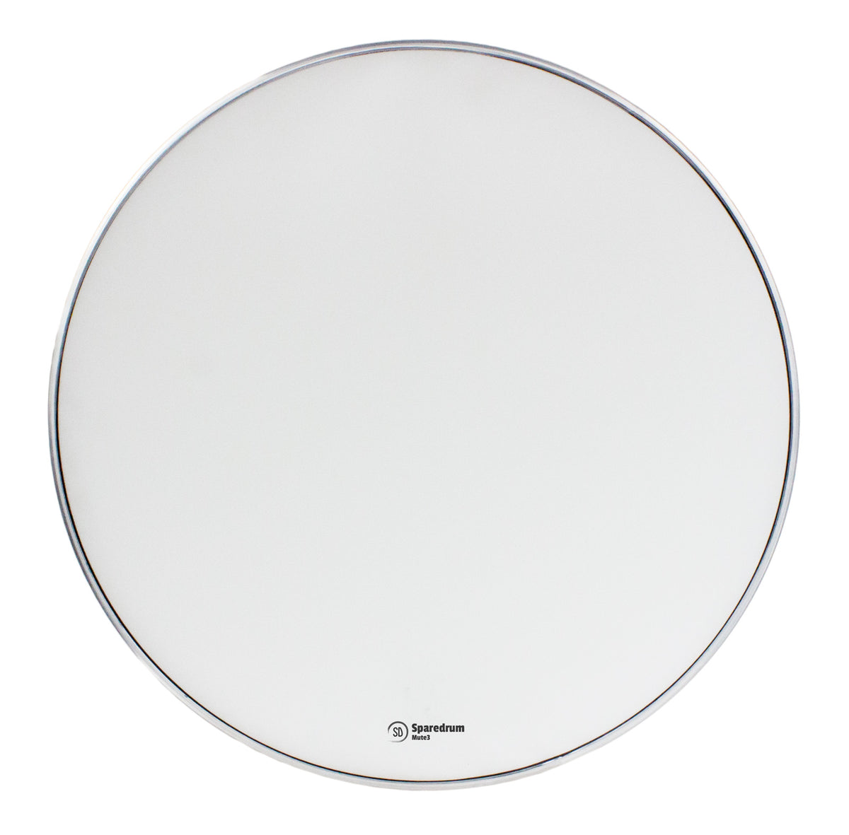Sparedrum 20" Mute 3 Plis - Mesh Silencieuse - Blanc