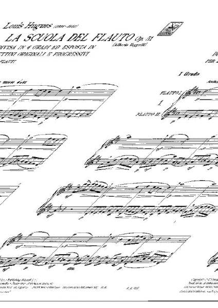 Hugues L. - Scuola Del Flauto Divisa In 4 Gradi - Flute