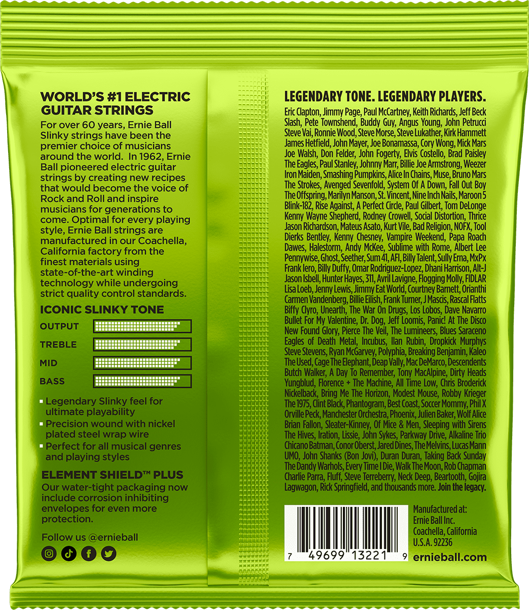 3221 Regular Slinky 10-46 Pack de 3