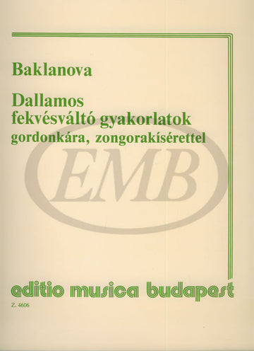 BAKLANOVA - DALLAMOS FEKVESVALTO GYAKORLATOK - VIOLONCELLE ET PIANO