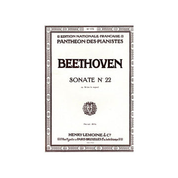 Beethoven Ludwig Van - Sonate N°22 En Fa Maj. Op.54 - Piano