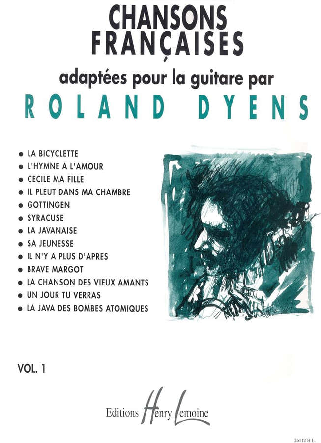 Dyens Roland - Franse liederen Vol.1 - Gitaar met tabulatuur