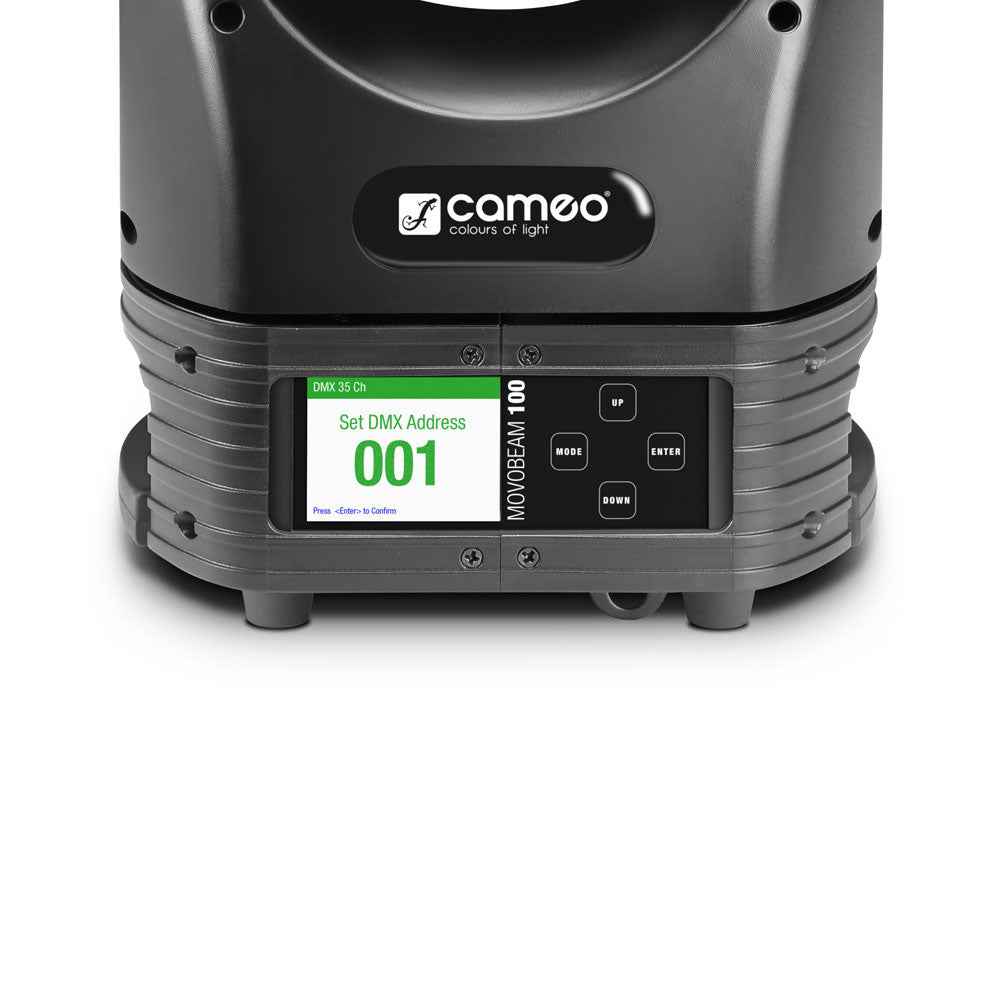 Movo Beam 100 - Projecteur Asservi Rotation Illimite Avec Couronne LED