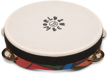 Tambourins World Beat Single Row Avec Peau LP7022 8 Pouces