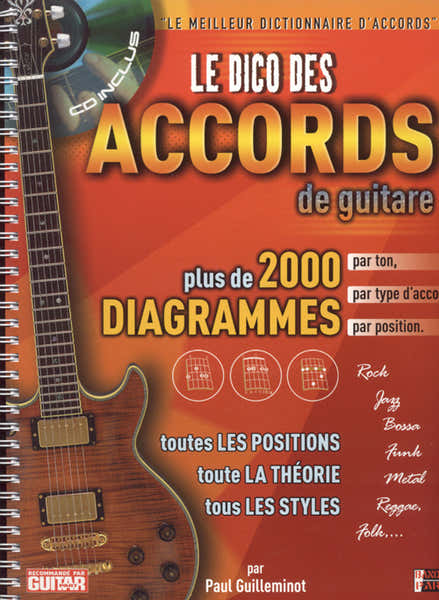 Dico Des 2000 Accords De Guitare + CD