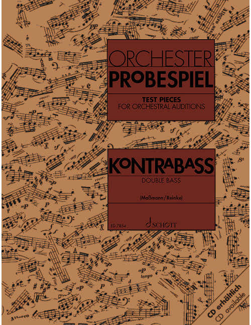 Test Pieces For Orchestral Auditions Double Bass - Double Bass