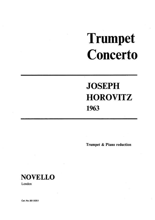 Horovitz Joseph - Trompetconcert - Trompet en piano
