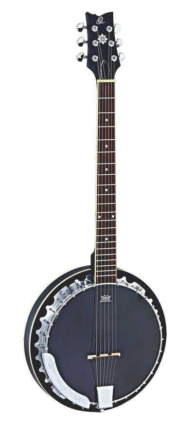 Banjo 6 Cordes Electro Noir