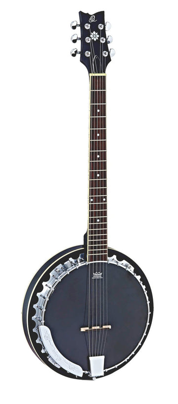 Banjo 6 Cordes Electro Noir