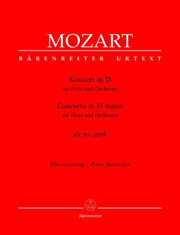 Moz W.A. - Concerto En Re Majeur Kv 314 (285D) - Flute Piano