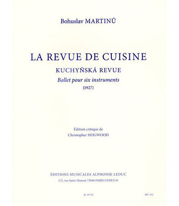 MARTINU B. - LA REVUE DE CUISINE