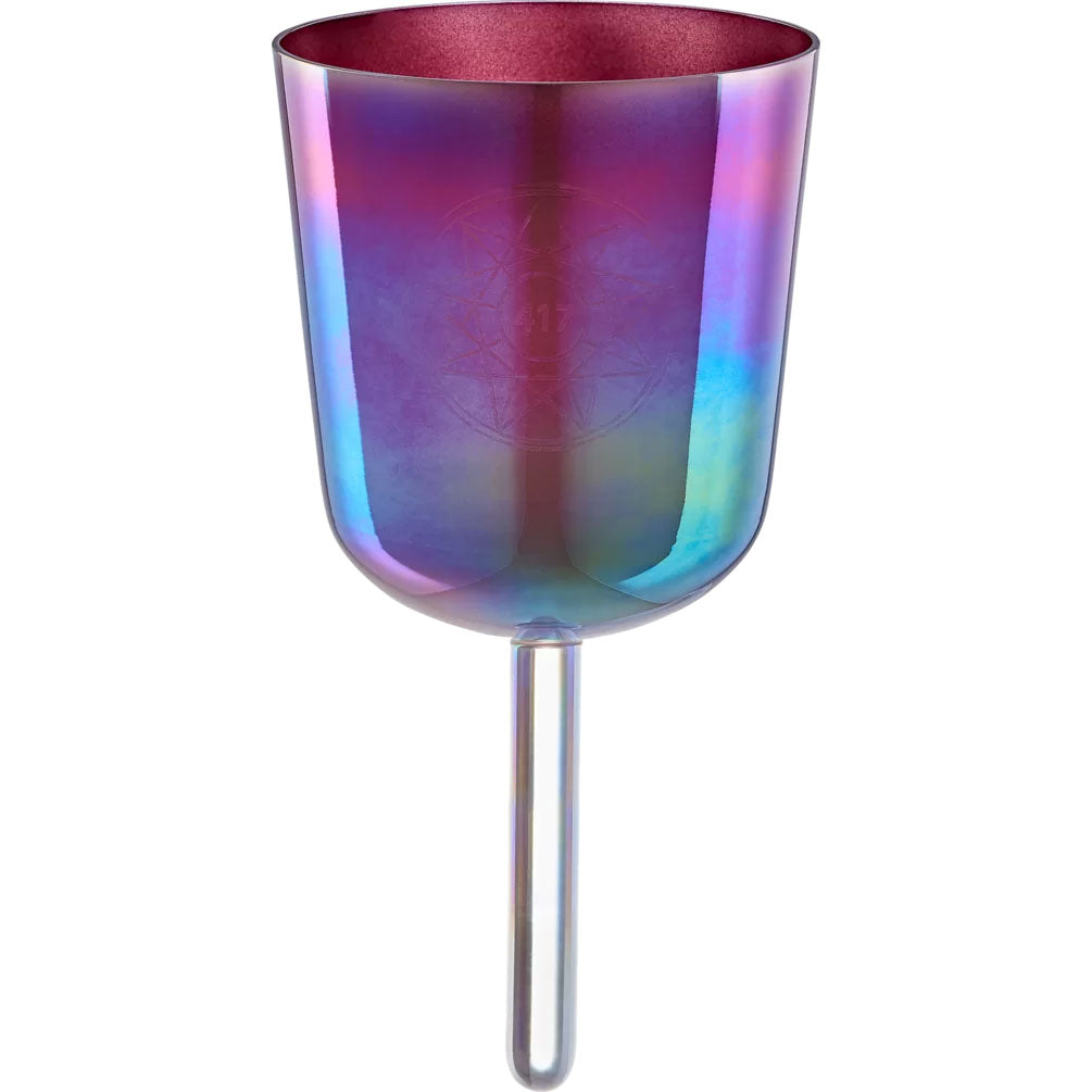 ESOLCSB417 - Bol chantant en cristal Essence Solfeggio 5.75" Re 417 Hz brun cuivré