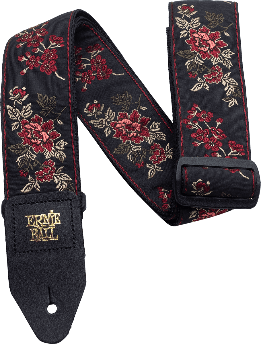 Ernie Ball Sangle Jacquard Red Rose
