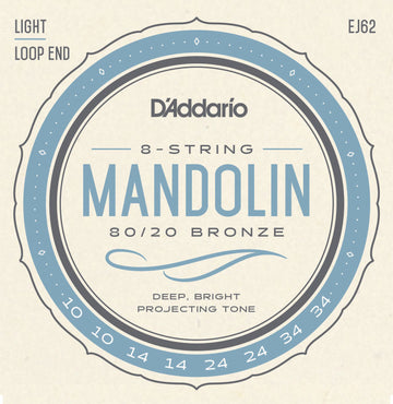 EJ62 80/20 Bronze Mandolinesnaren licht 10-34