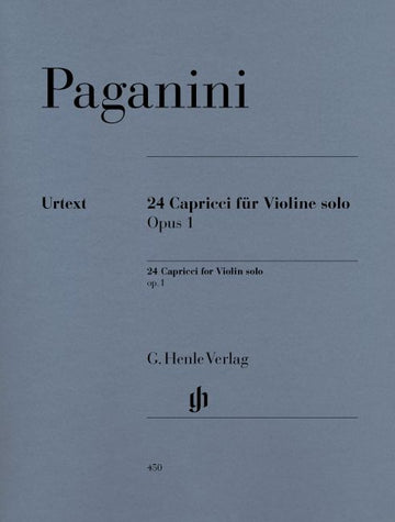 Paganini N. - 24 Capricci Op. 1 (notated And Annotated Version)