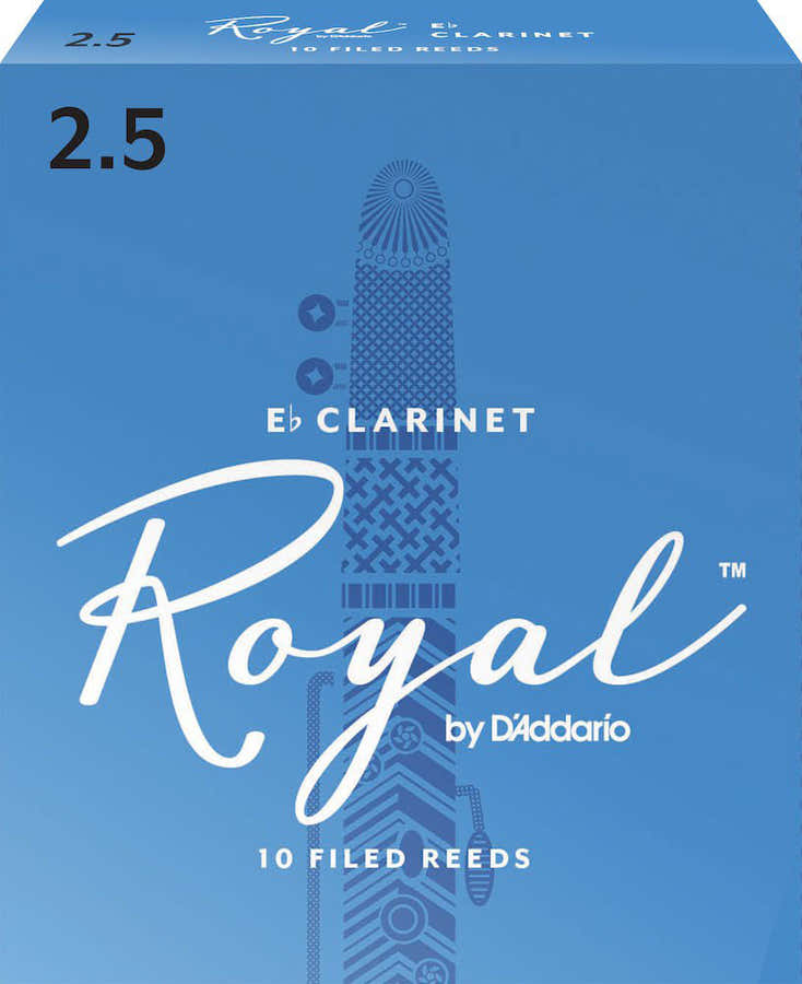 Rbb1025 - Anches Rico Royal Clarinette Mib Force 2.5 Pack De 10