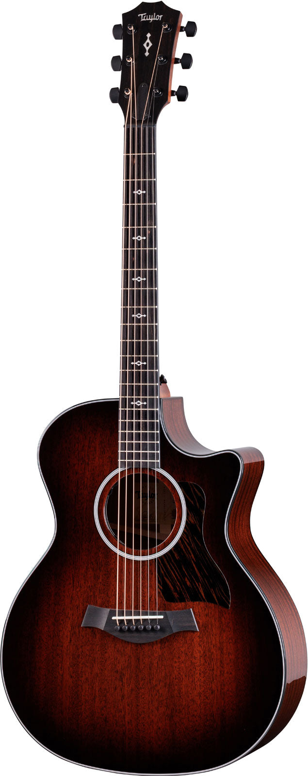 324ce Next Generation tropisch mahonie bovenblad Shaded Edgeburst Grand Auditorium