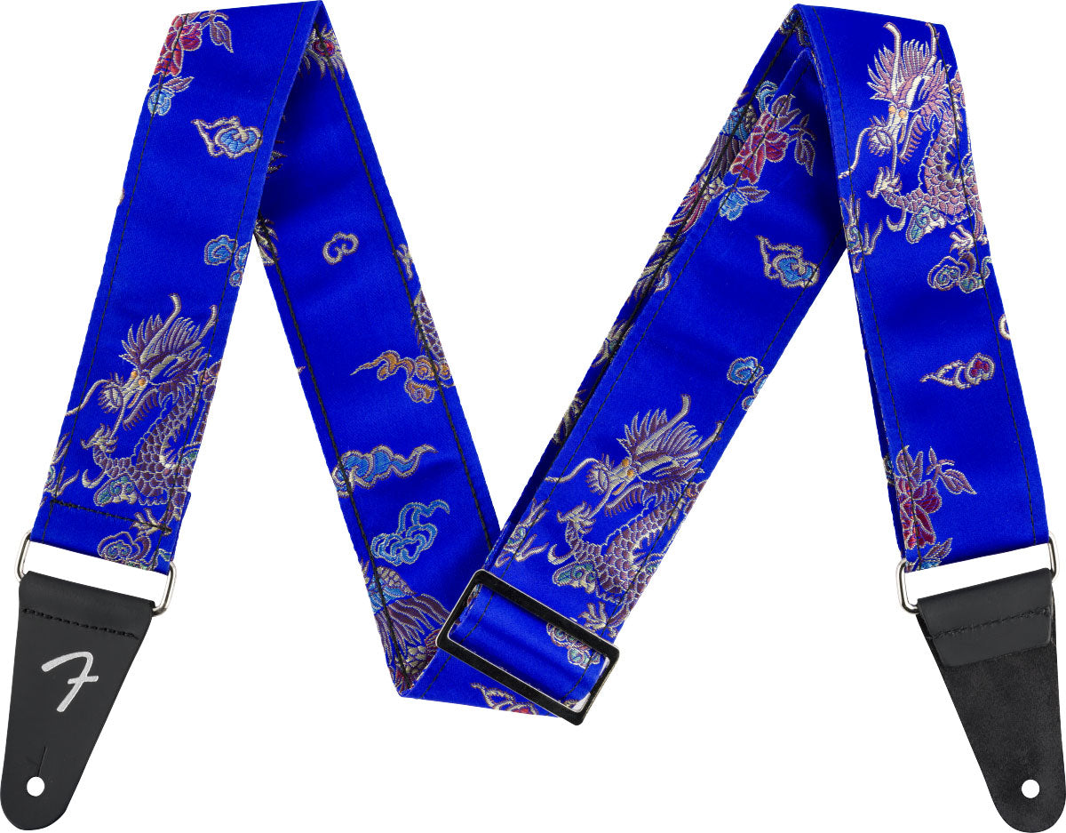 Satin Dragon Riem Koningsblauw